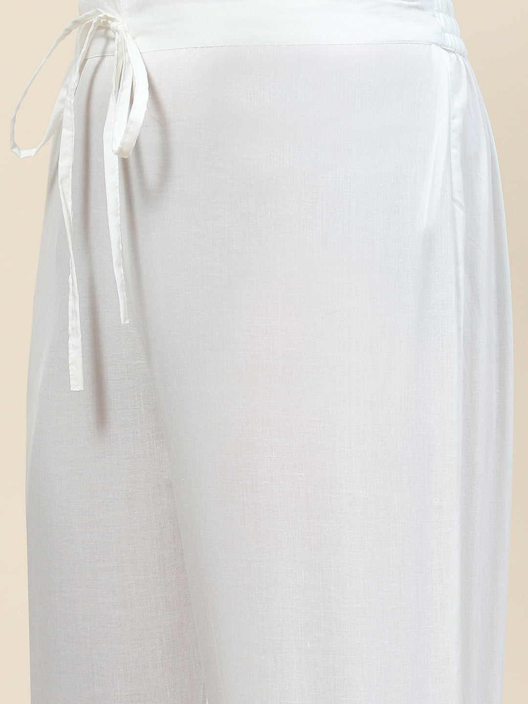 Embroidered Cotton Kurta With Pants