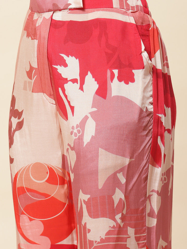 Printed Cotton Kurti With Pants