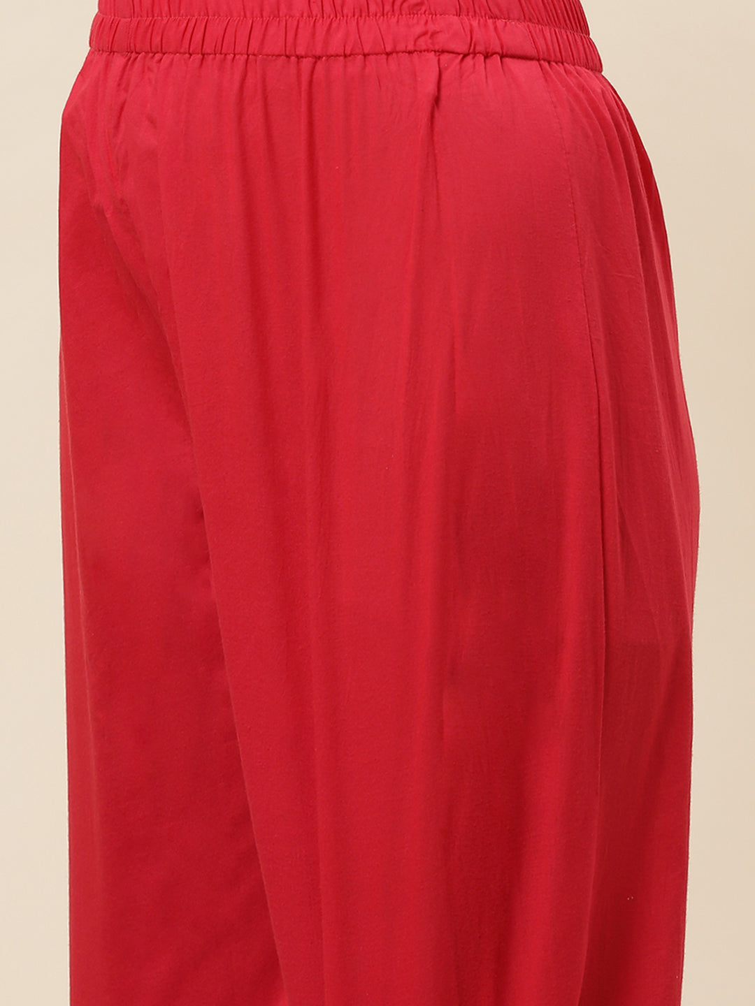 Bandhani Printed Chanderi Kurta With Pants &amp; Dupatta
