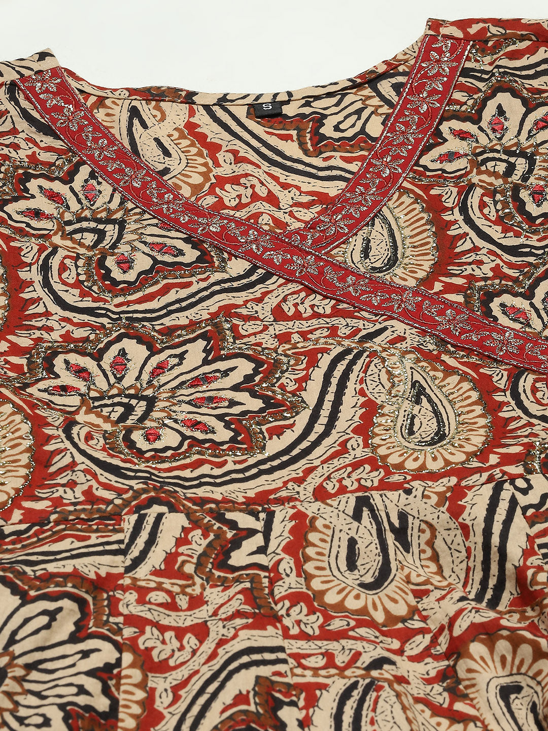 Printed Cotton Kurta With Pants
