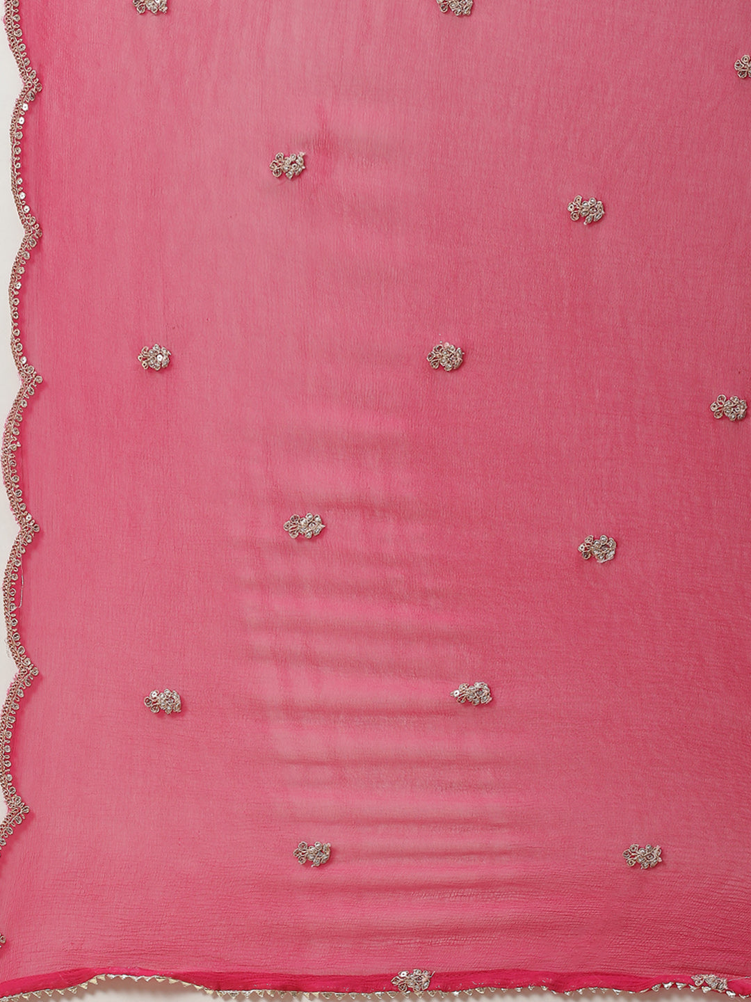 Floral Printed Cotton Kurta With Sharara &amp; Dupatta