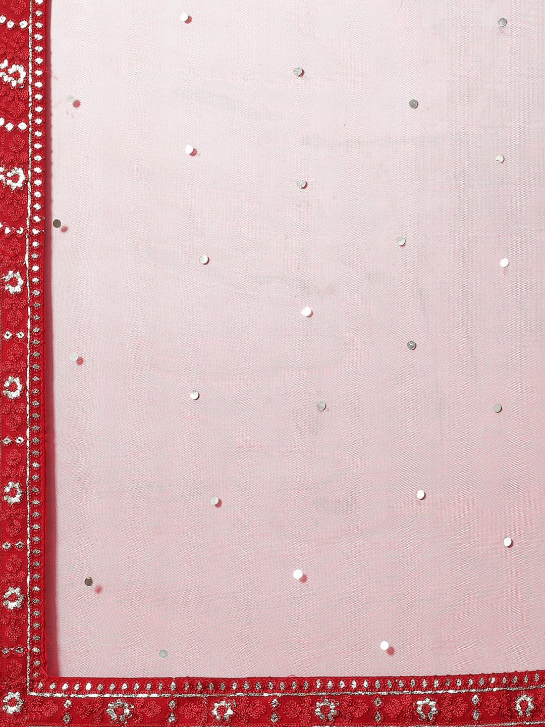 Resham Booti Embroidered Georgette Kurta With Palazzo &amp; Dupatta