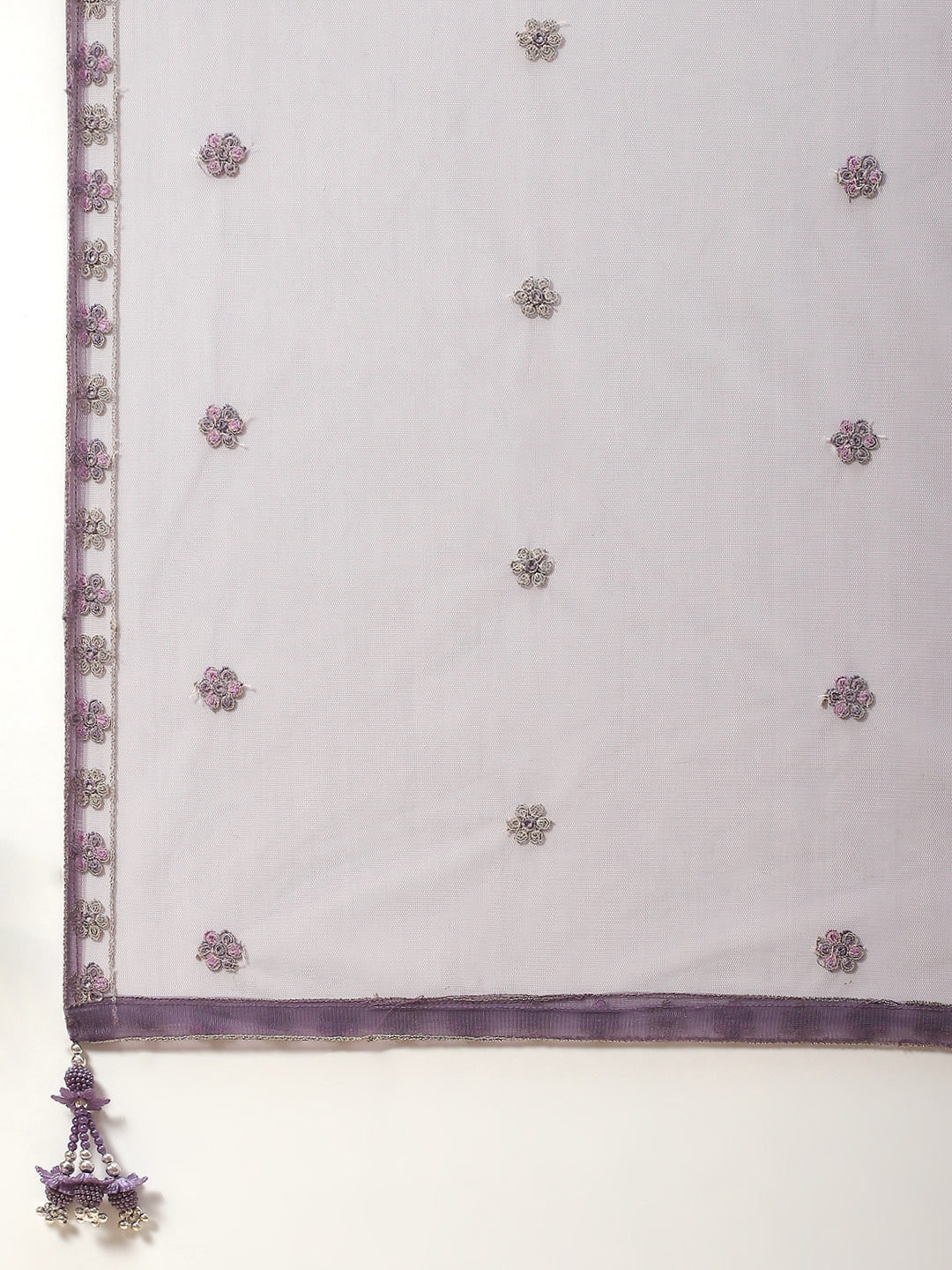 All Over Embroidered Crepe Choli With Lehenga &amp; Dupatta