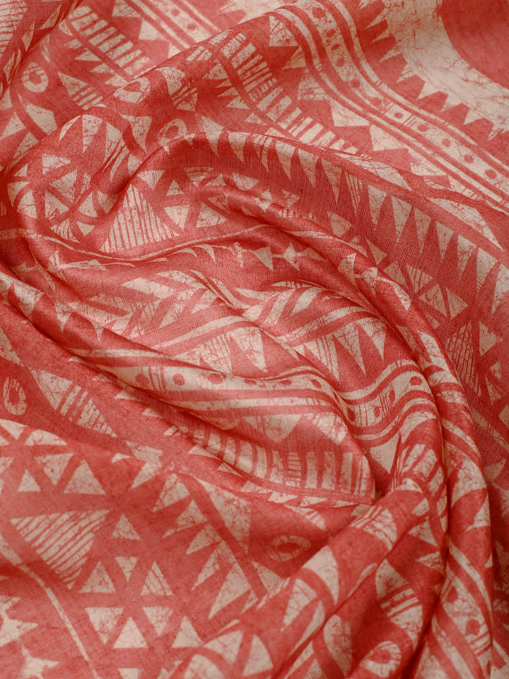 Embroidered Chanderi Unstitched Suit Piece With Dupatta