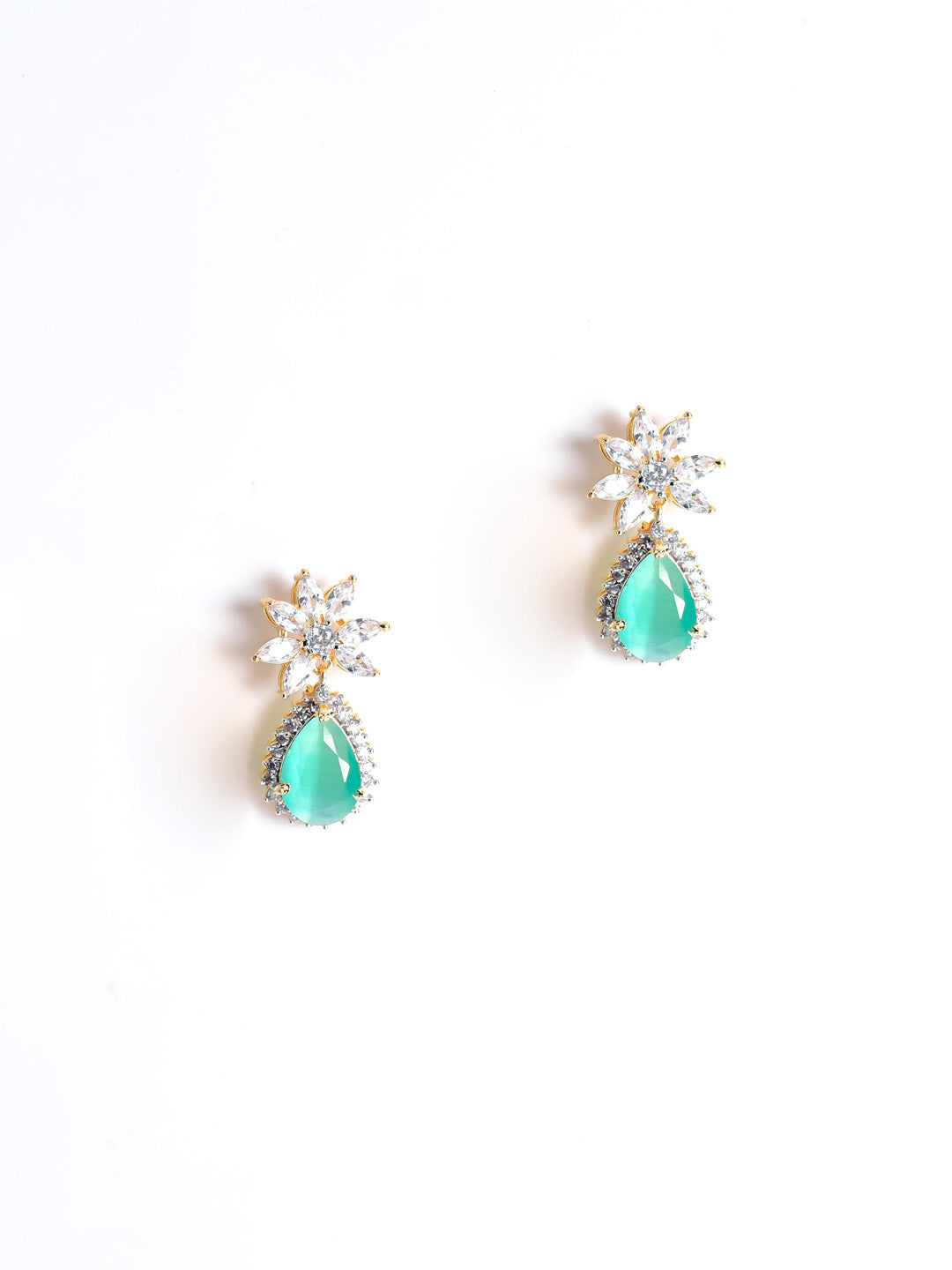 Golden AD Drop &amp; Dangler Earrings