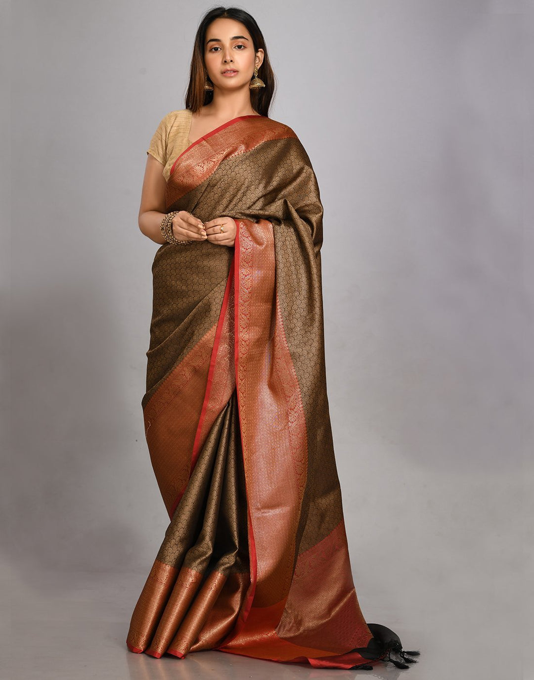 MBZ Meena Bazaar-Cotton Woven Saree
