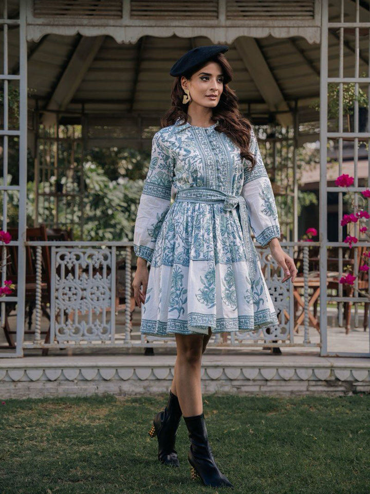 Floral Printed Cotton Dress