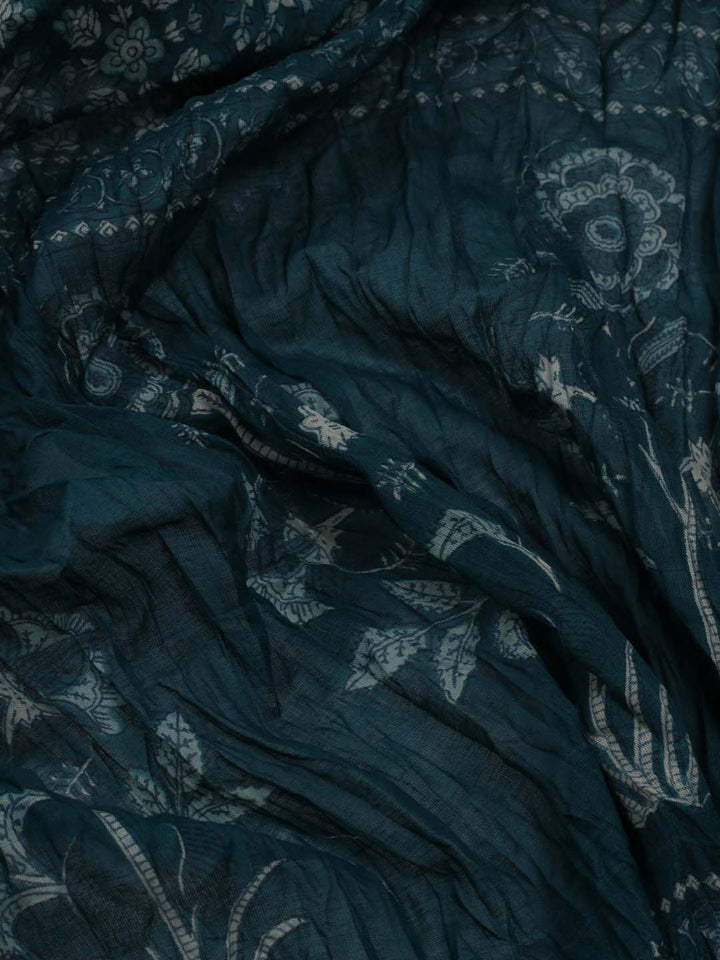 Printed Cotton Unstitched Suit Piece With Dupatta