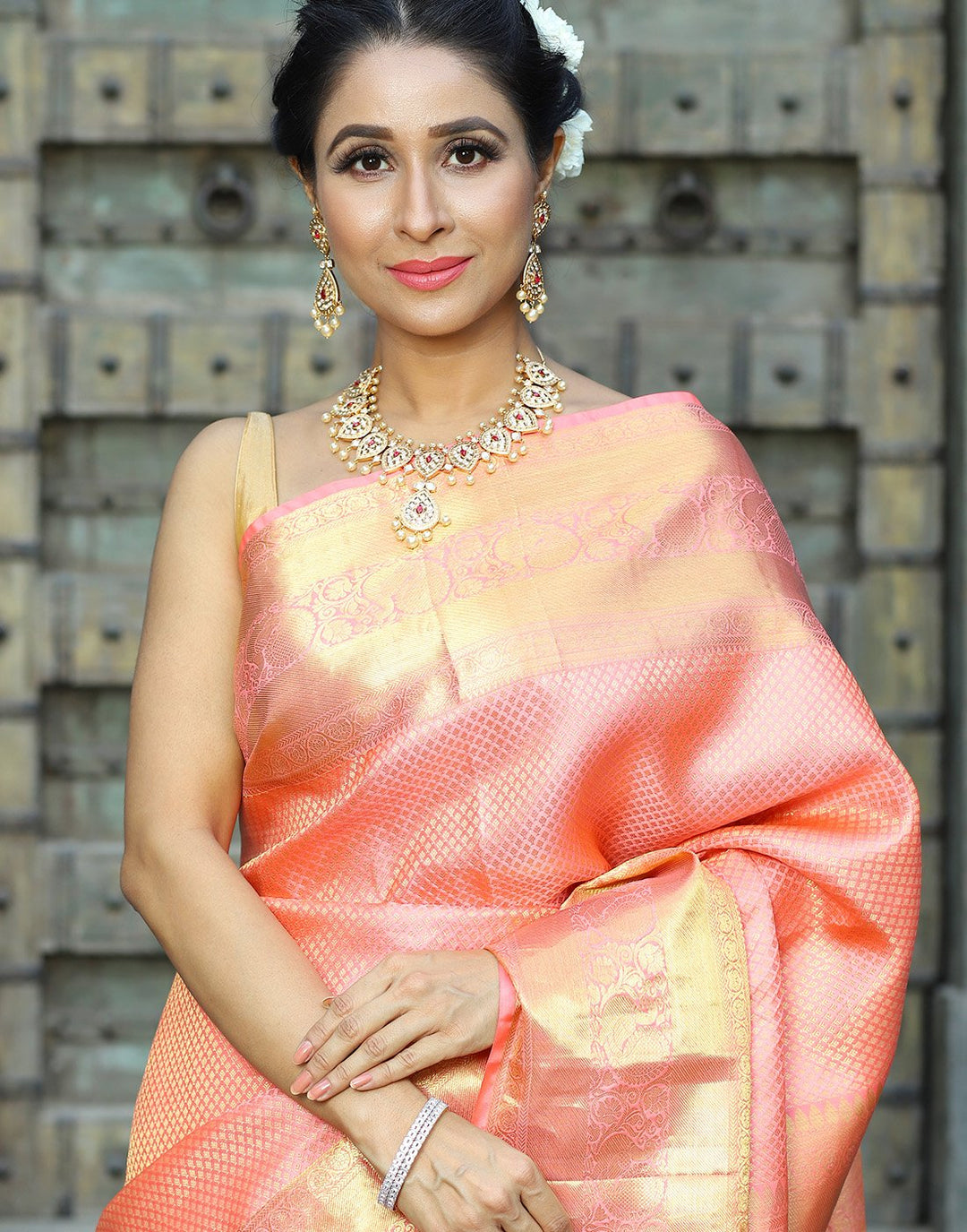 MBZ Meena Bazaar-Beautiful Gold Plated Set