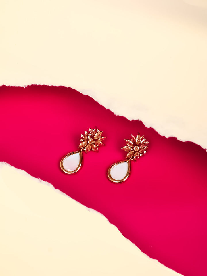 Golden AD Drop &amp; Dangler Earrings