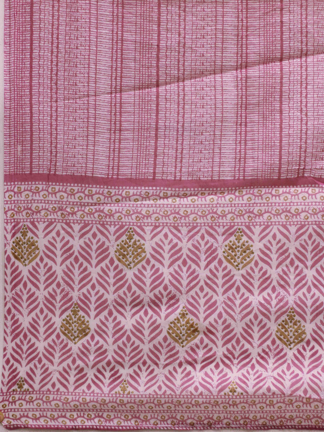 Printed Cotton Kurta With Pants &amp; Dupatta