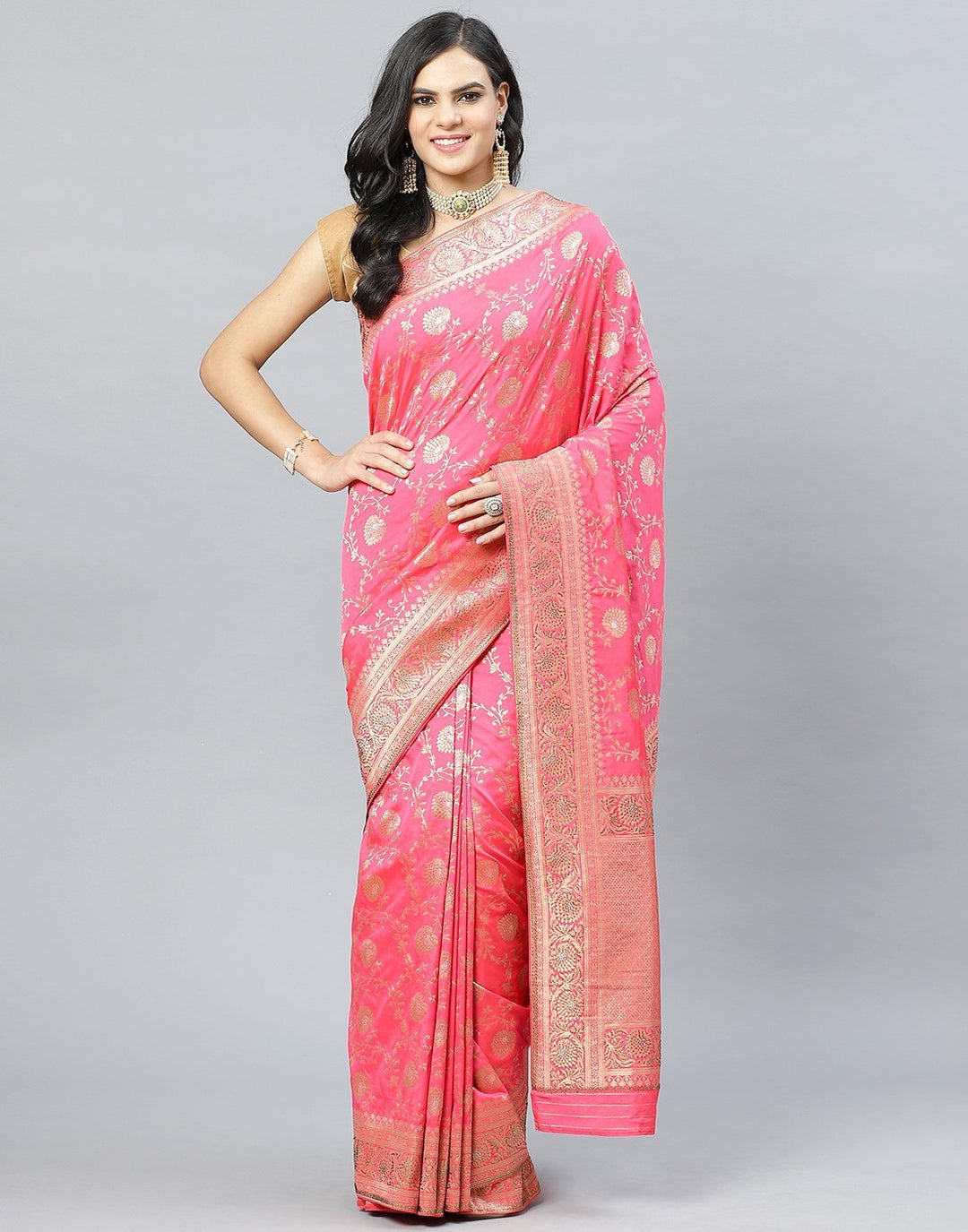 Banarasi Woven Embroidery Saree