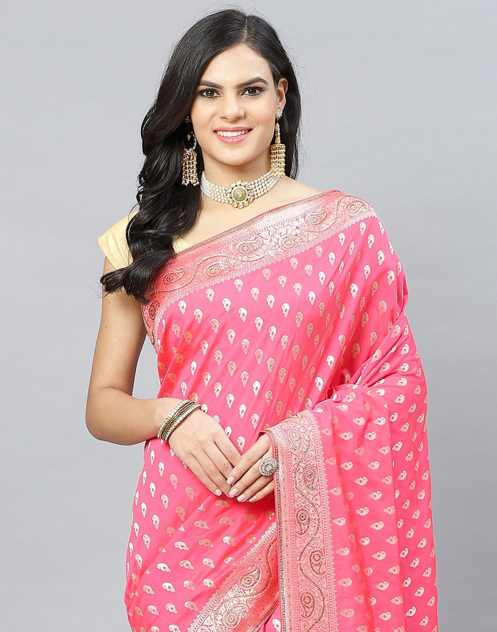 Banarasi Woven Embroidery Saree