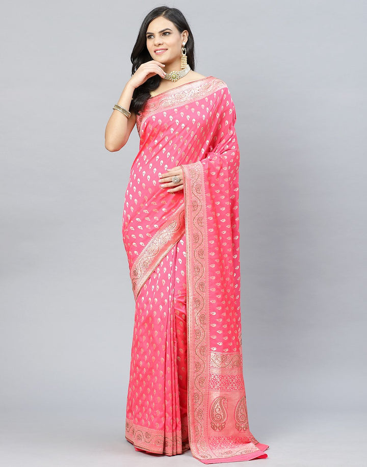 Banarasi Woven Embroidery Saree