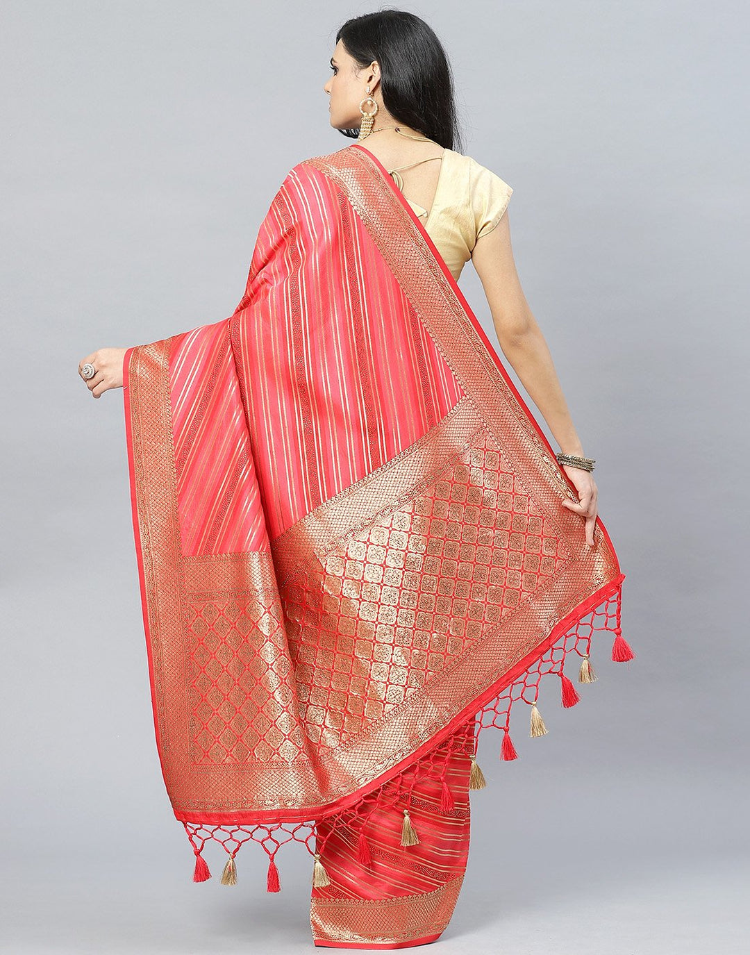 Banarasi Woven Embroidery Saree