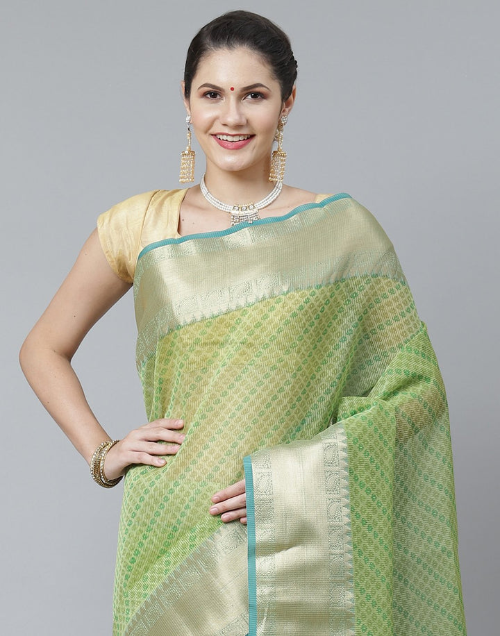 Printed Cotton Supernet Saree