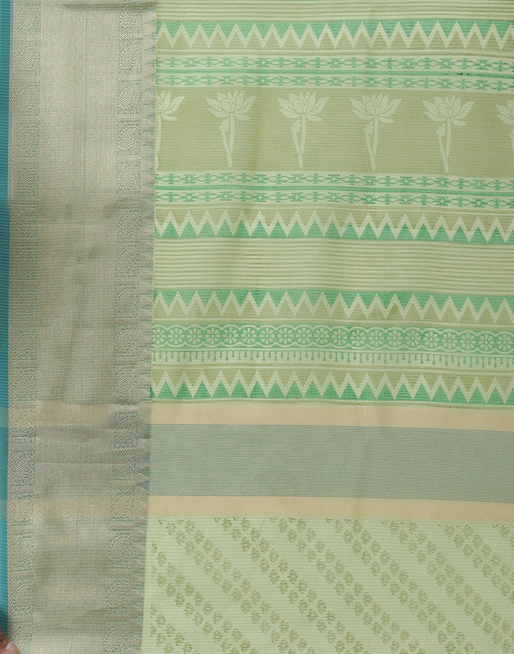 Printed Cotton Supernet Saree