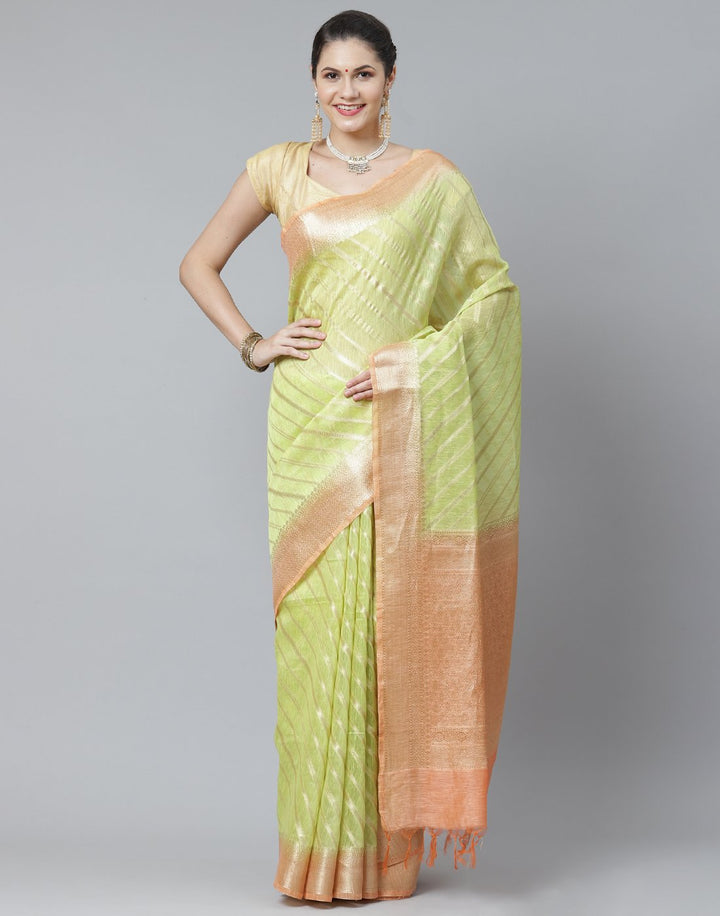 Cotton Linen Saree