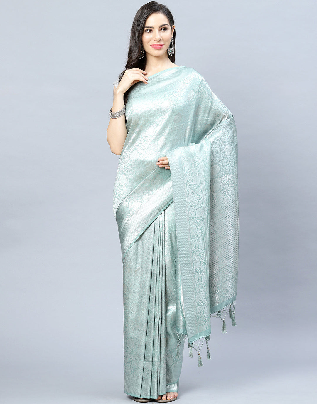 Zari Jaal Art Handloom Woven Saree