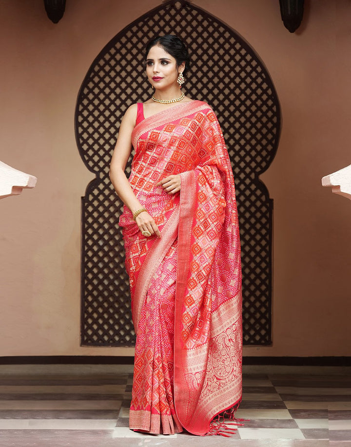 Printed Woven Art Handloom Saree