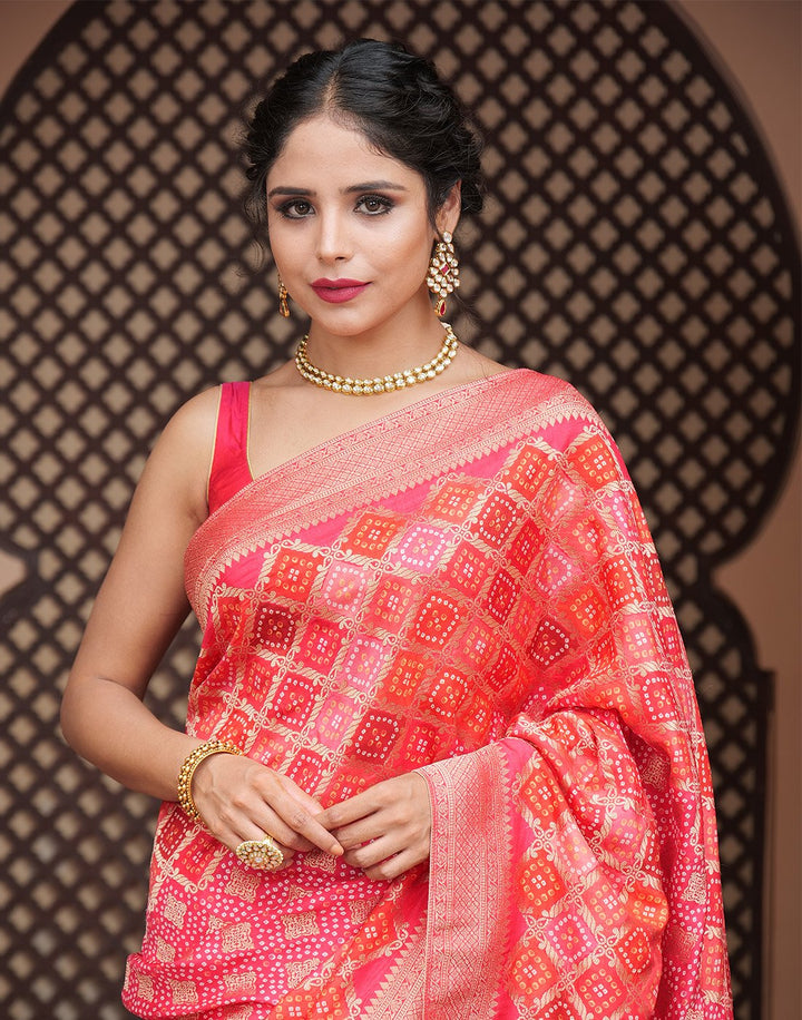 Printed Woven Art Handloom Saree