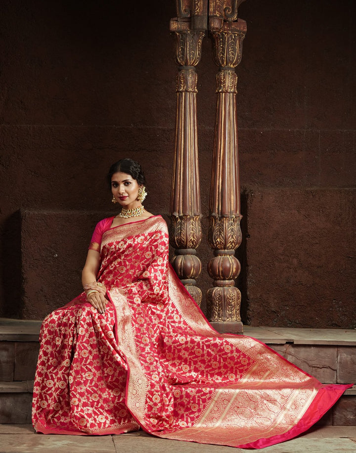 Woven Handloom Banarasi Saree
