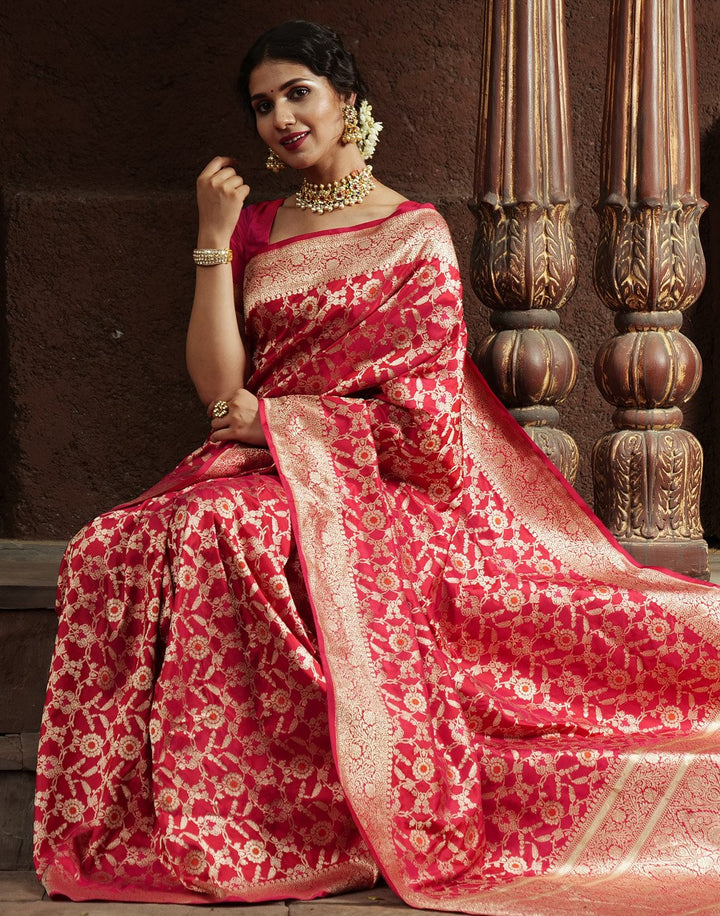 Woven Handloom Banarasi Saree