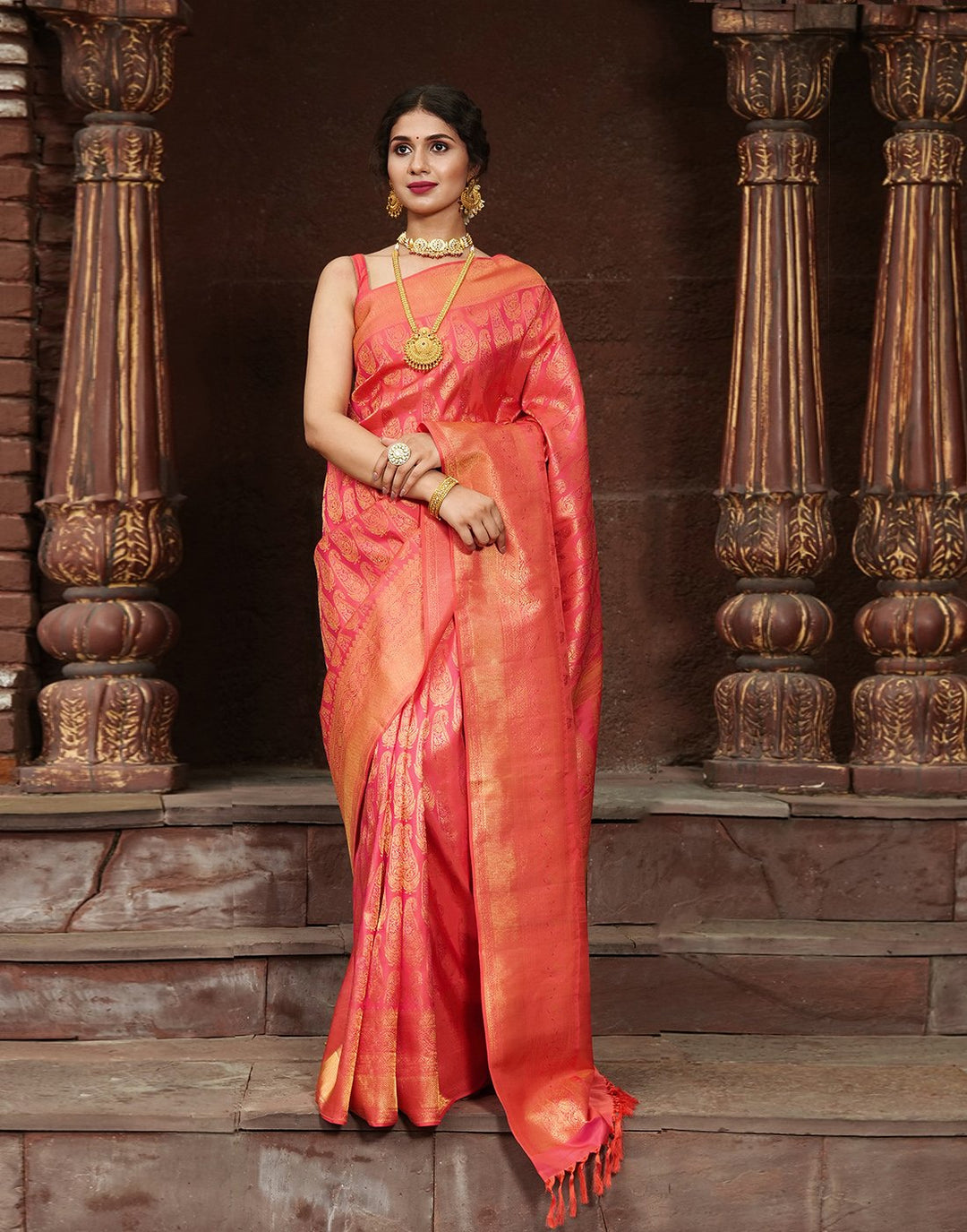 Woven Handloom Kanjivaram Saree