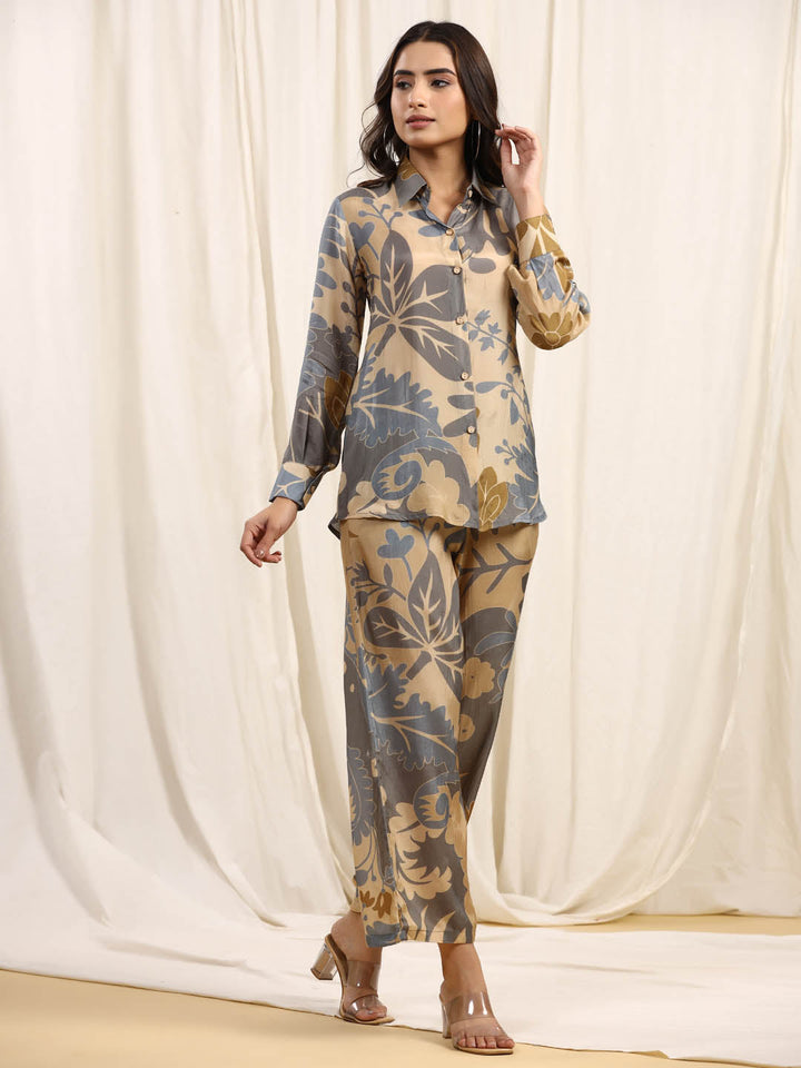 Printed Muslin Kurti With Pants