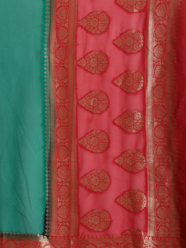 Plain Georgette Saree