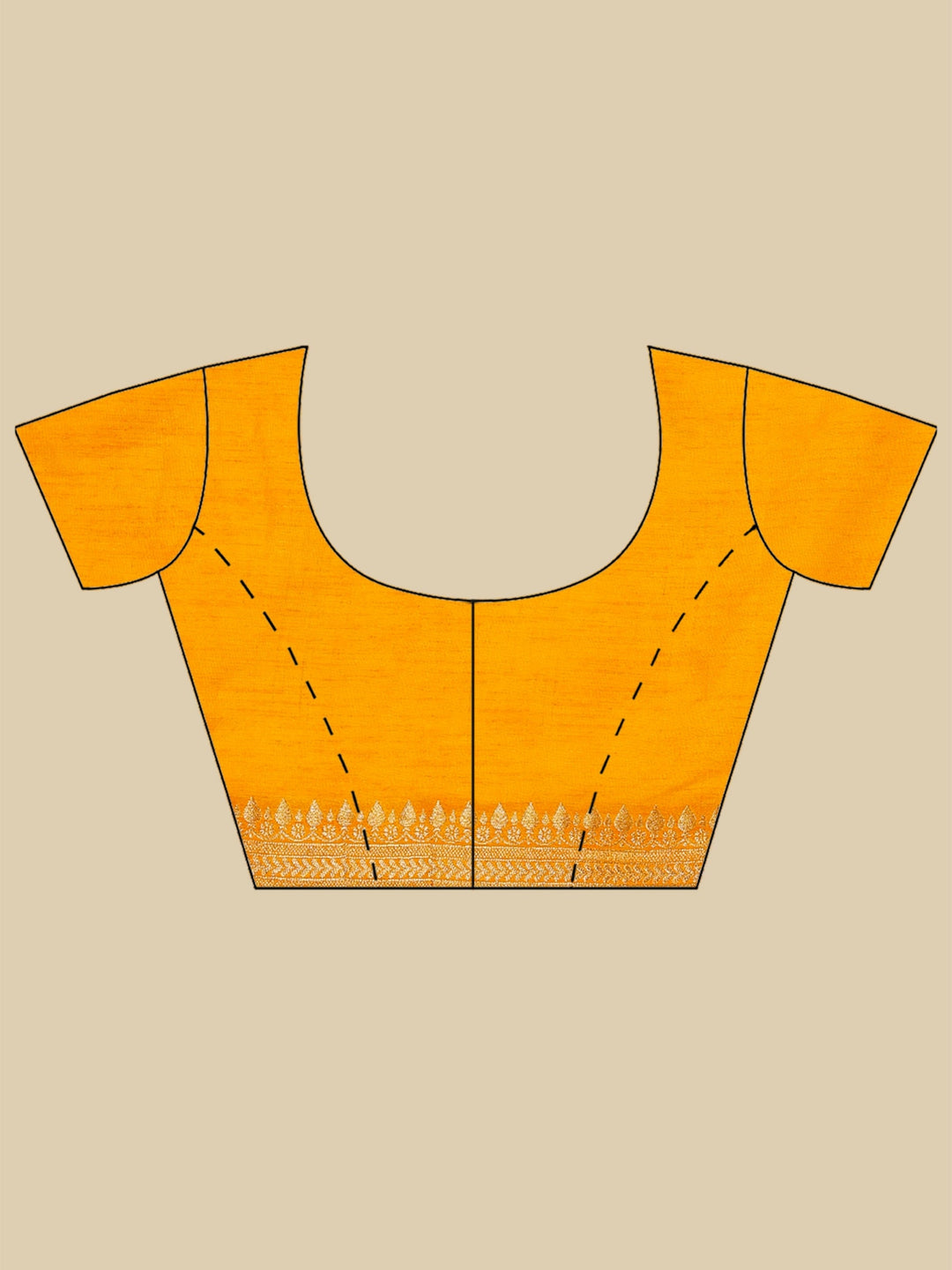Mustard Woven Design Art Silk Saree