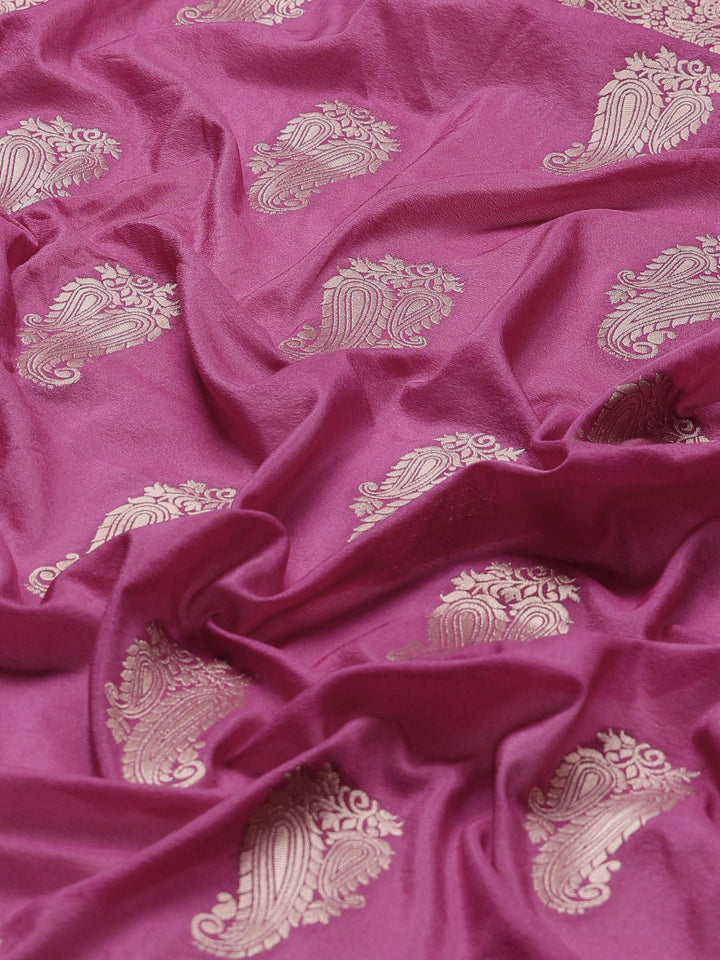 Zari Border Booti Handloom Woven Saree