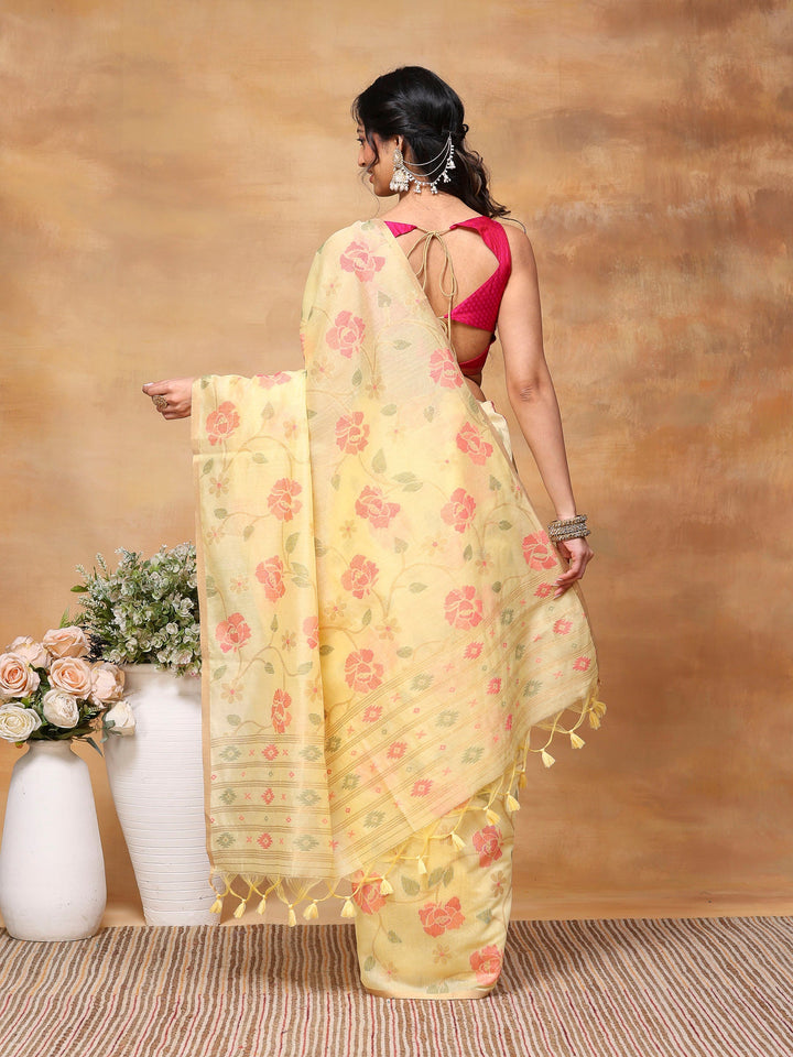 Woven Design Tussar Silk Saree