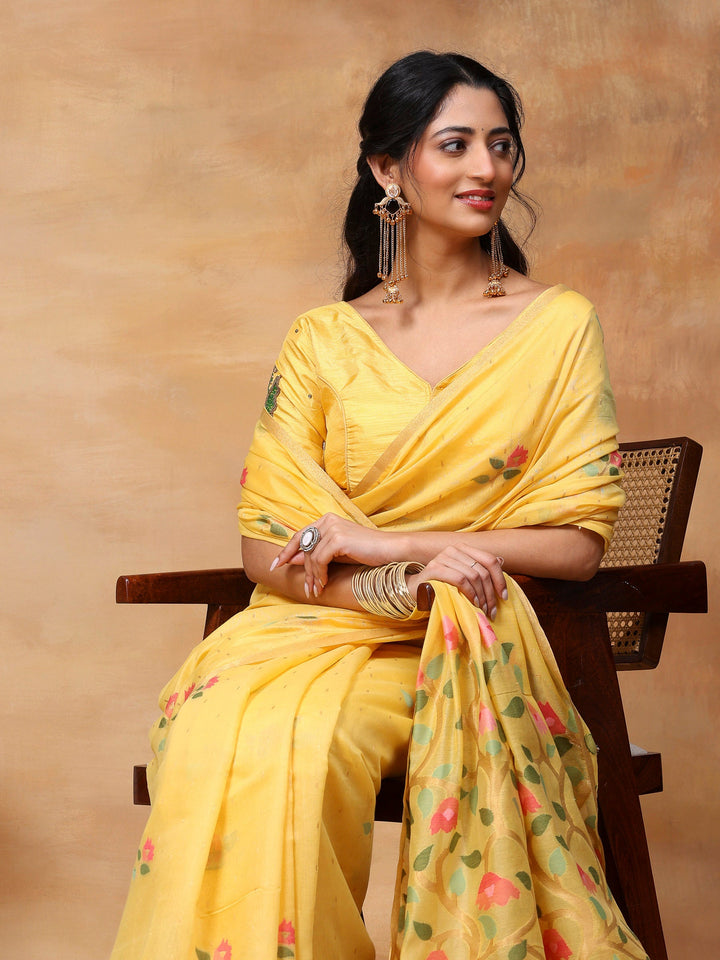 Woven Design Tussar Silk Saree