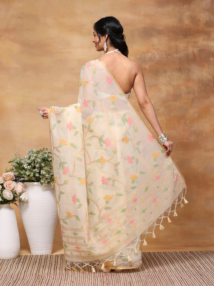 Woven Design Tussar Silk Saree