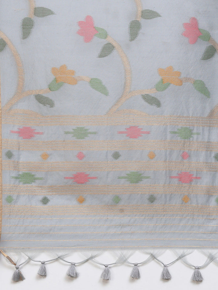 Woven Design Tussar Silk Saree