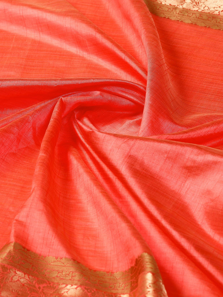 Pink Woven Design Art Silk Saree
