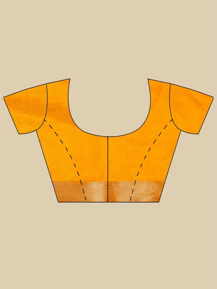 Mustard Woven Design Art Silk Saree