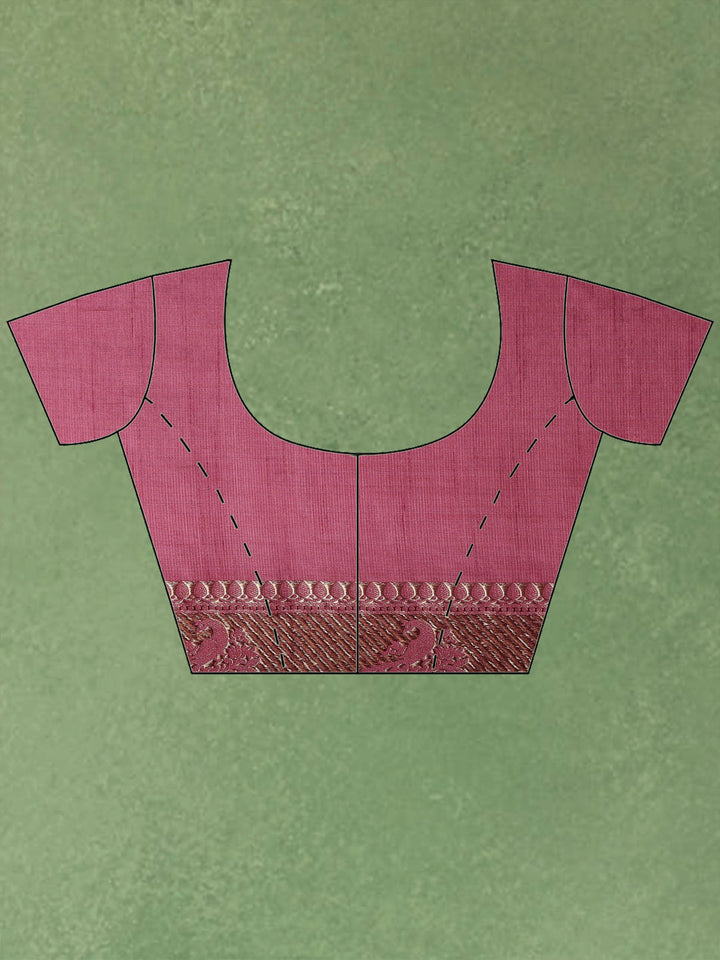 Wine Woven Design Art Silk Saree