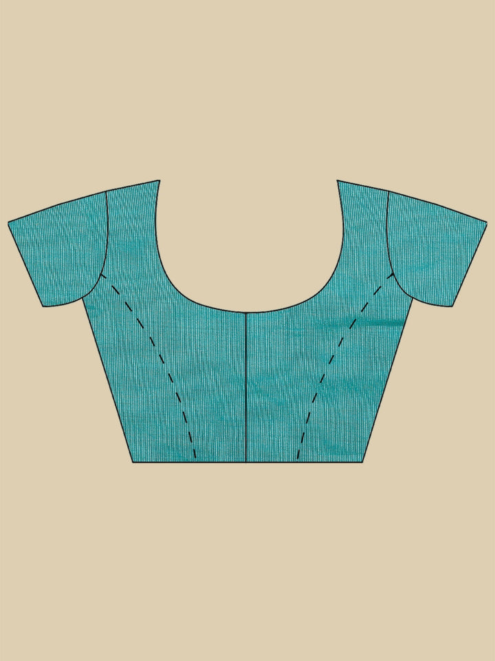 Lake Blue Woven Design Art Silk Saree