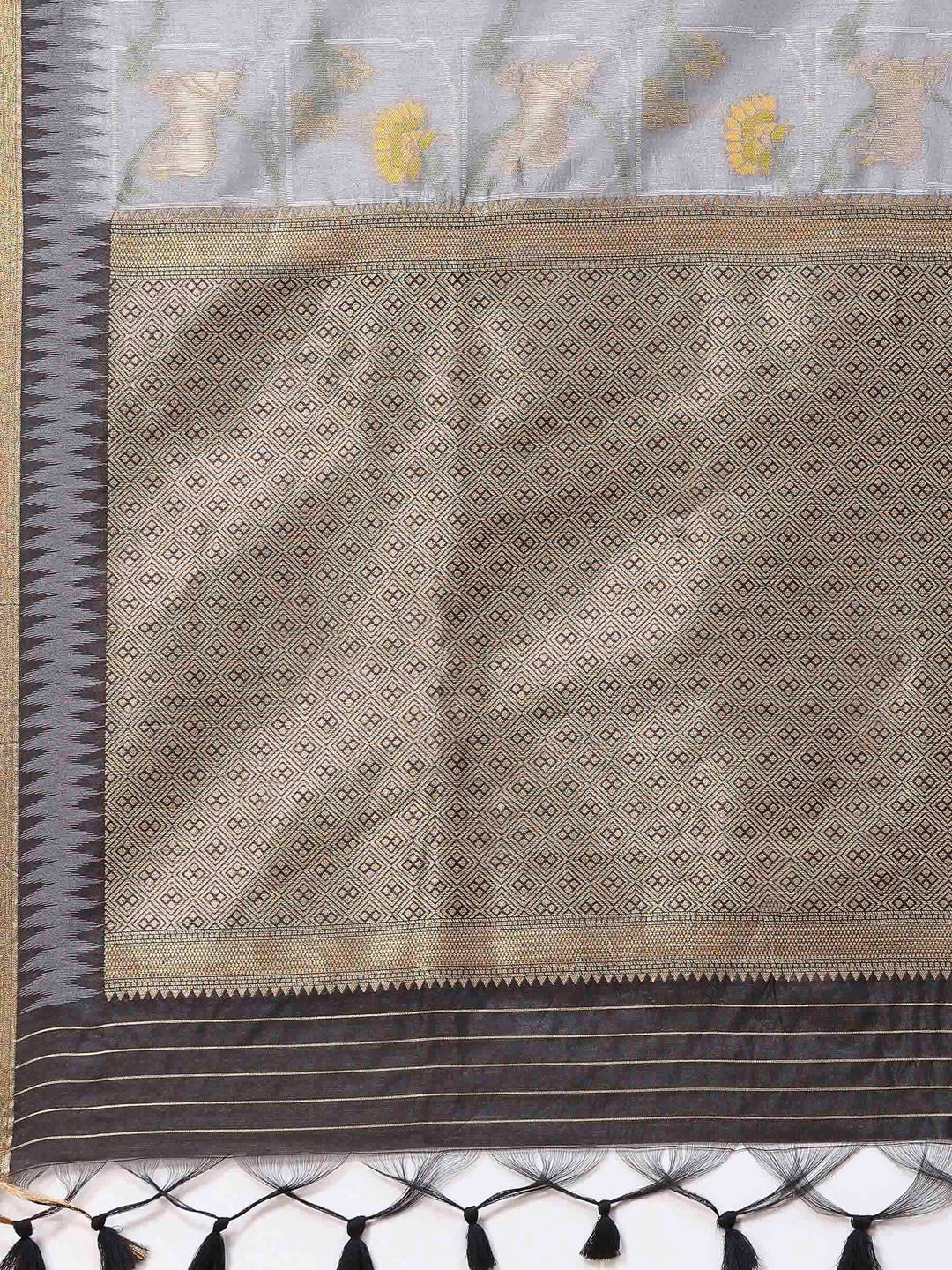 Woven Design Tussar Silk Saree