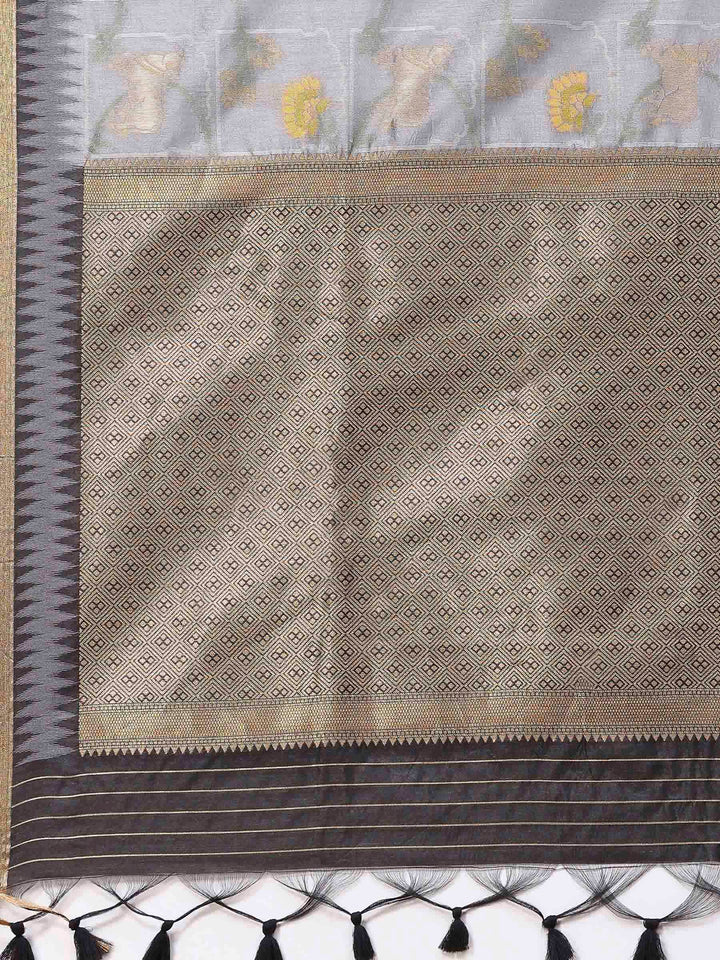 Woven Design Tussar Silk Saree