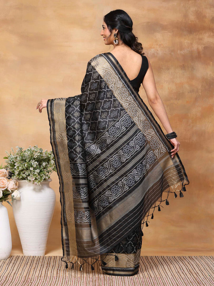 Woven Design Tussar Silk Saree
