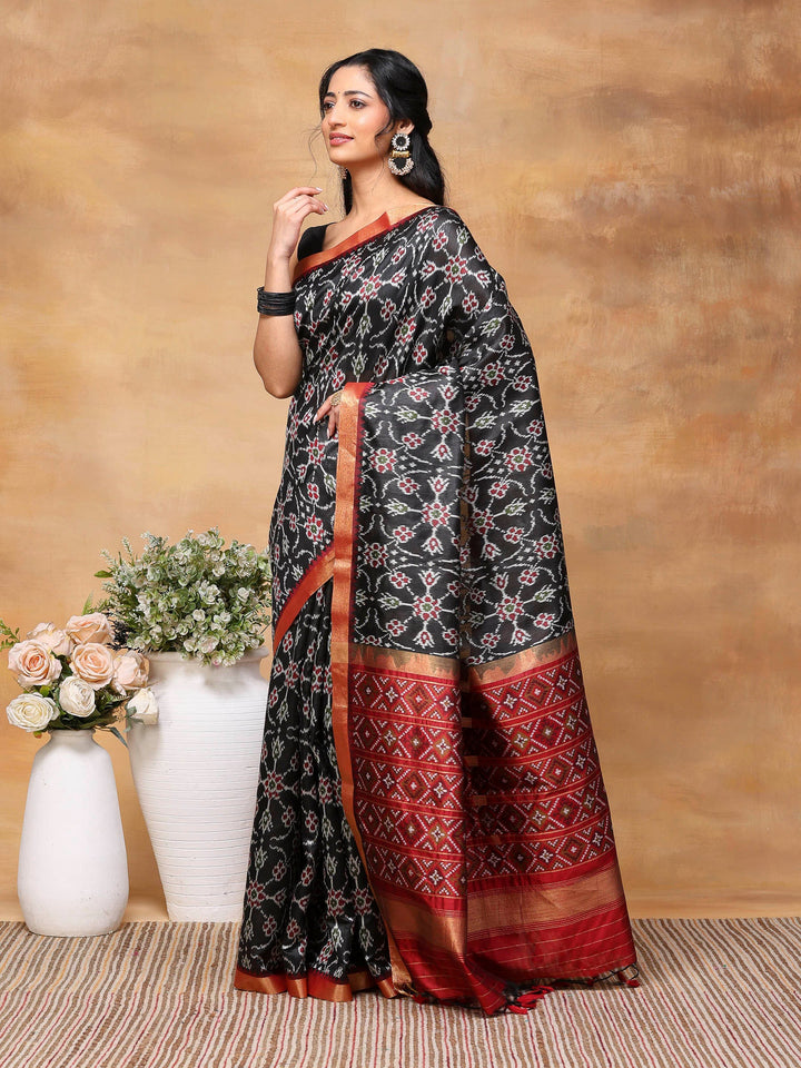 Woven Design Tussar Silk Saree