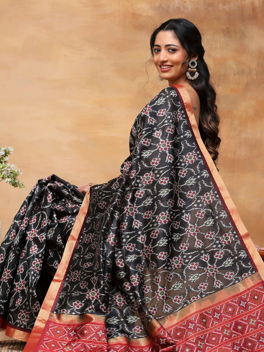Woven Design Tussar Silk Saree