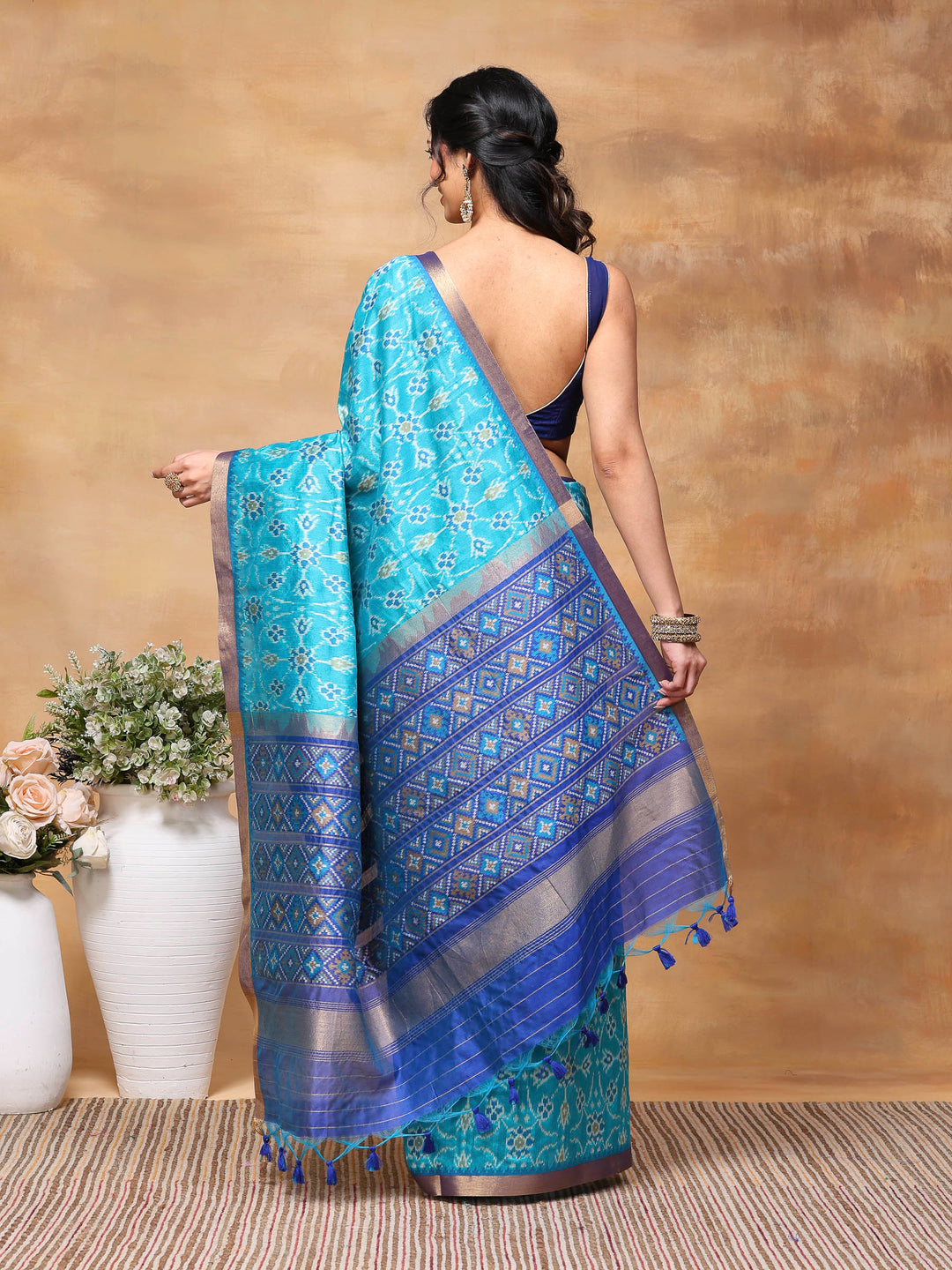 Woven Design Tussar Silk Saree
