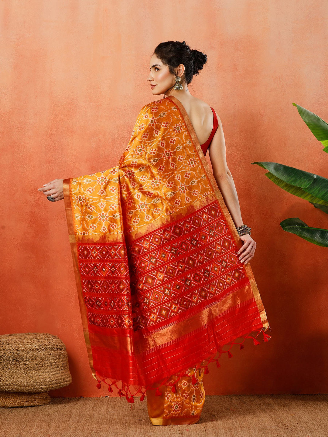 Woven Design Tussar Silk Saree