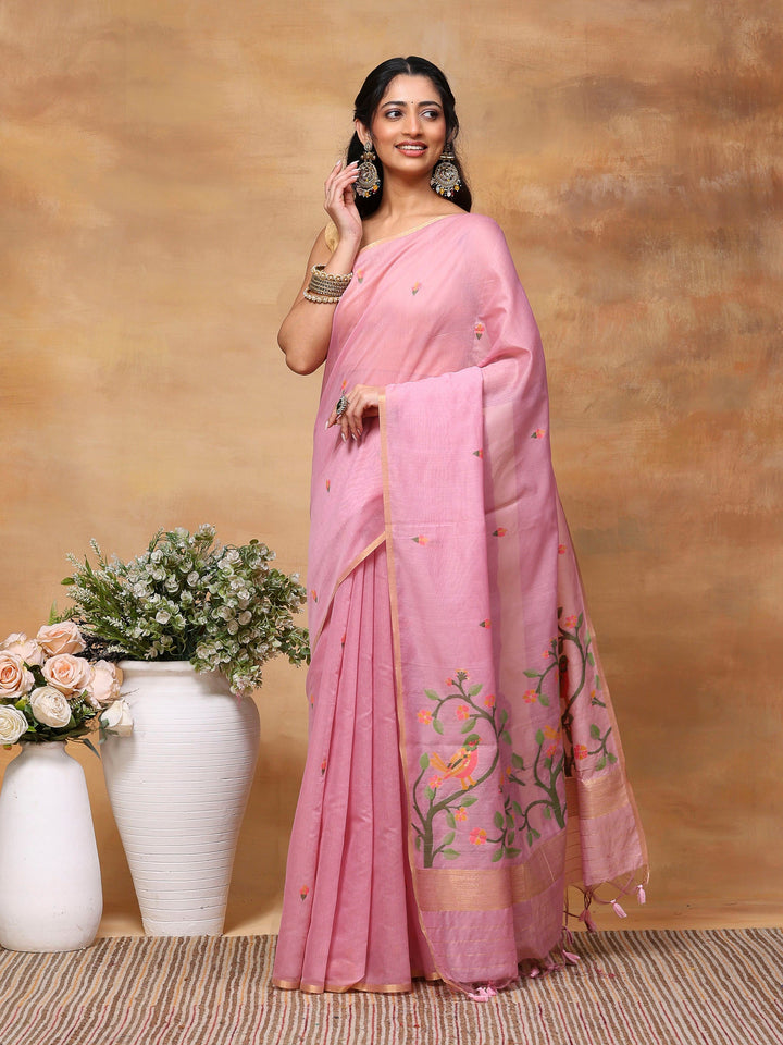 Woven Design Tussar Silk Saree