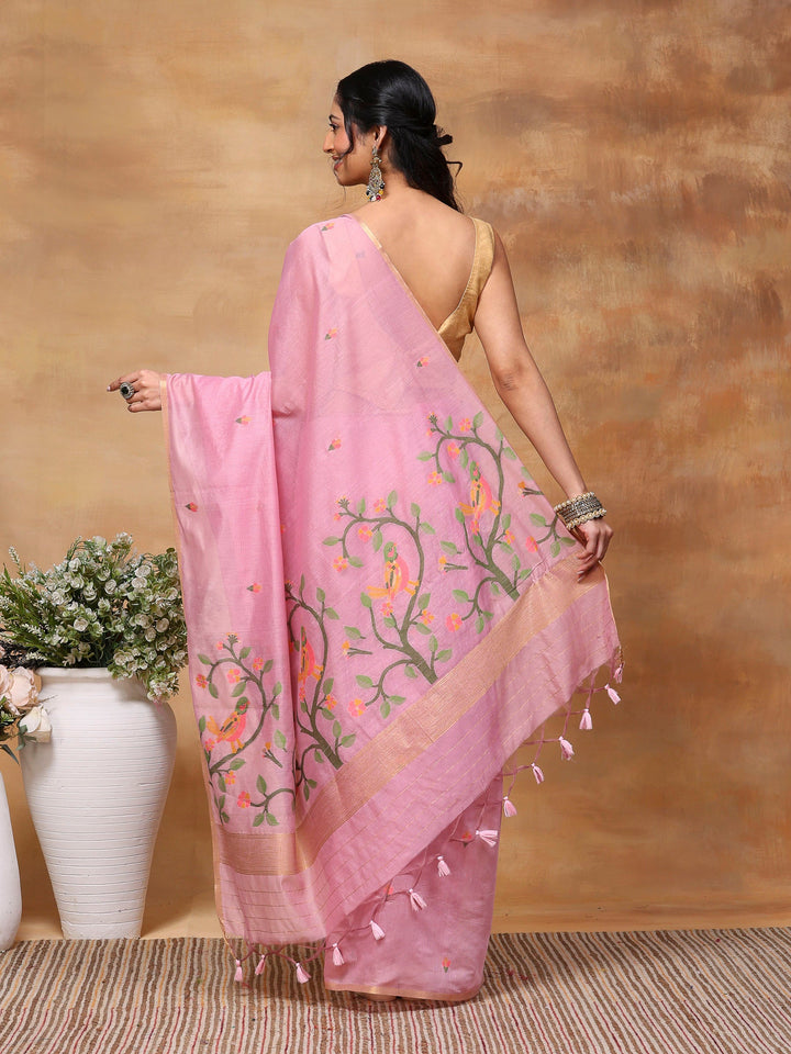 Woven Design Tussar Silk Saree