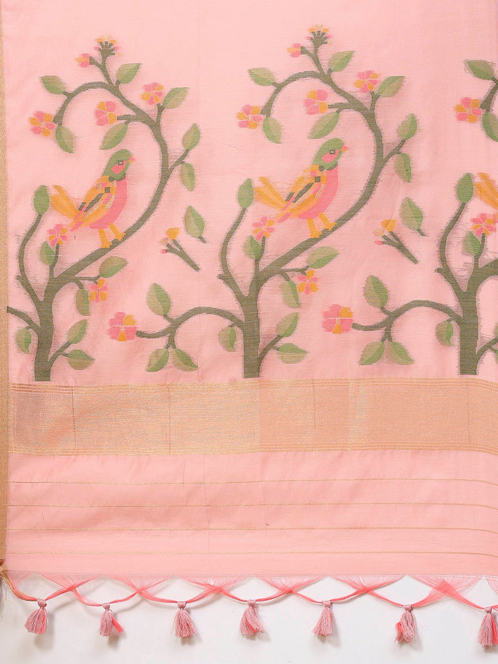 Woven Design Tussar Silk Saree